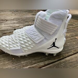 Nike Jordan Force Savage Elite 2 White Football Cleats CV1665-103